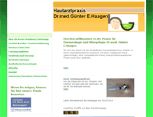 Tablet Screenshot of dr-haagen.de